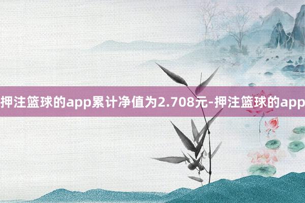 押注篮球的app累计净值为2.708元-押注篮球的app