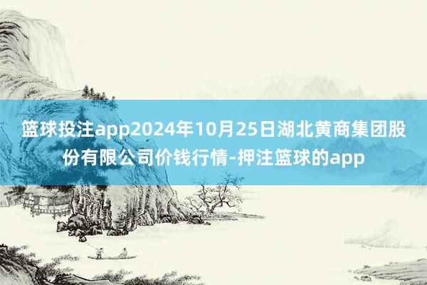 篮球投注app2024年10月25日湖北黄商集团股份有限公司价钱行情-押注篮球的app