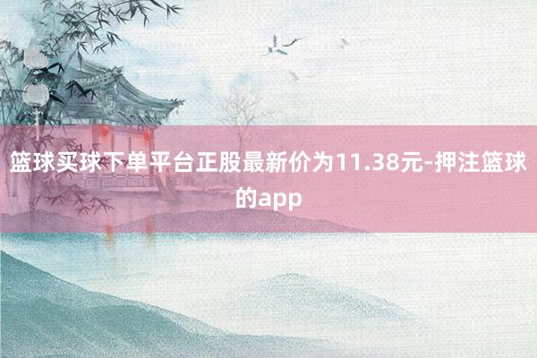 篮球买球下单平台正股最新价为11.38元-押注篮球的app