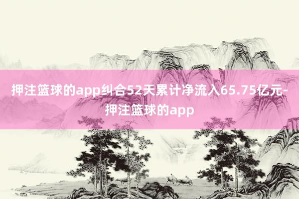 押注篮球的app纠合52天累计净流入65.75亿元-押注篮球的app